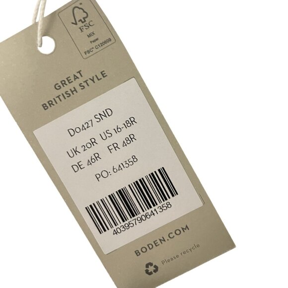 Boden Womens Dress UK 20R US 16-18R Maxi Black Floral Tiered Ruffle D0427 NWT - Picture 5 of 13